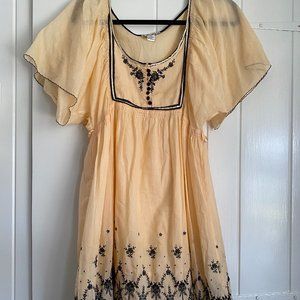 Forever 21 Peasant Day Dress S L